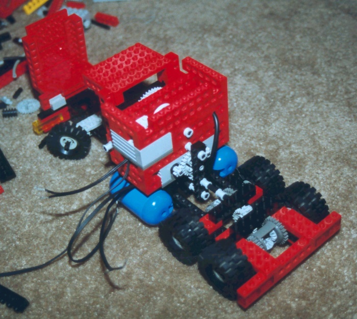 side view tractor